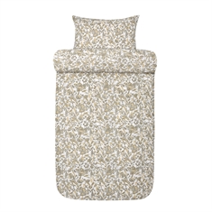 Gewebte Krepp-Bettwäsche - Grünes Bettwäscheset mit Blättern - 100% weiche Baumwolle - Seersucker-Bettwäsche - Barbro Høie Of Scandinavia